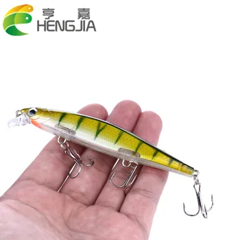 

10PCS MINNOW FISHING LURE ISCA ARTIFICIAL SINKING 11CM/13G FISHING LURE HARD BAIT SWIMBAIT SOUPLE LEURRE BLACK MINNOW PECHE LEUR