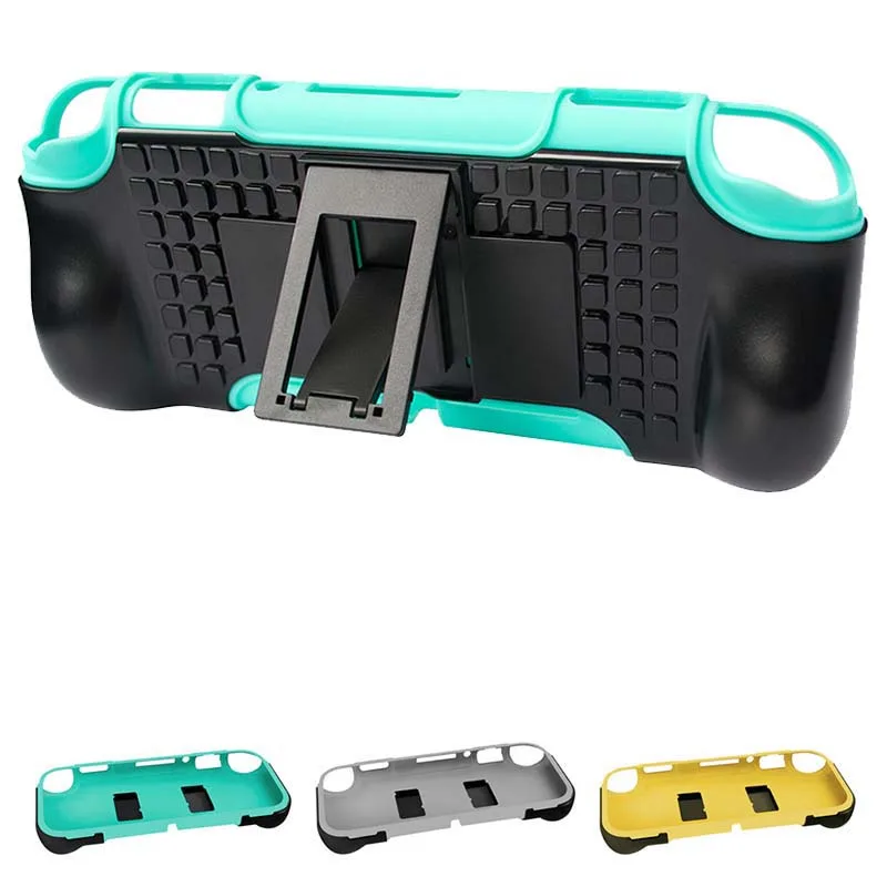 

2 in 1 Soft TPU ABS Stand Case Card Slot Protect Shell Cover Skin For NS Nintendo Switch Lite