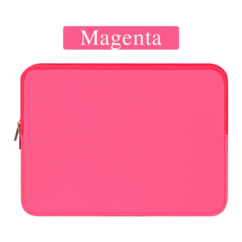 Soft Laptop Bag Sleeve for Notebooks and Tablets – Protective Cover Case with Accessory Compartments