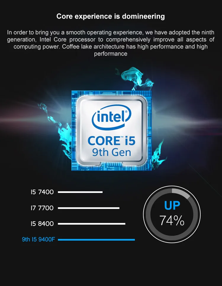 IPASON TaiDu черный кристалл игровой настольный компьютер 9th Gen i5-9400F GTX1660-6G DDR4 8G 500GNVME SSD 30 дюймов 200 Гц полный комплект