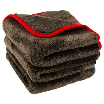 

Auto Accessories 1200gsm Ultra-Thick Car Polishing Detailing Drying Towel Home Microfiber Rag In 40x40cm