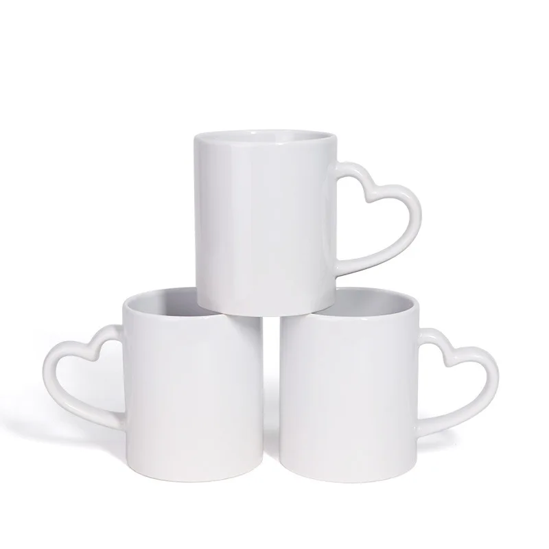 White Ceramic Sublimation Mugs , Sublimation Mugs Blank, Bulk Mugs for  Coffee, Tea, Milk, 11oz 96 pieces - AliExpress