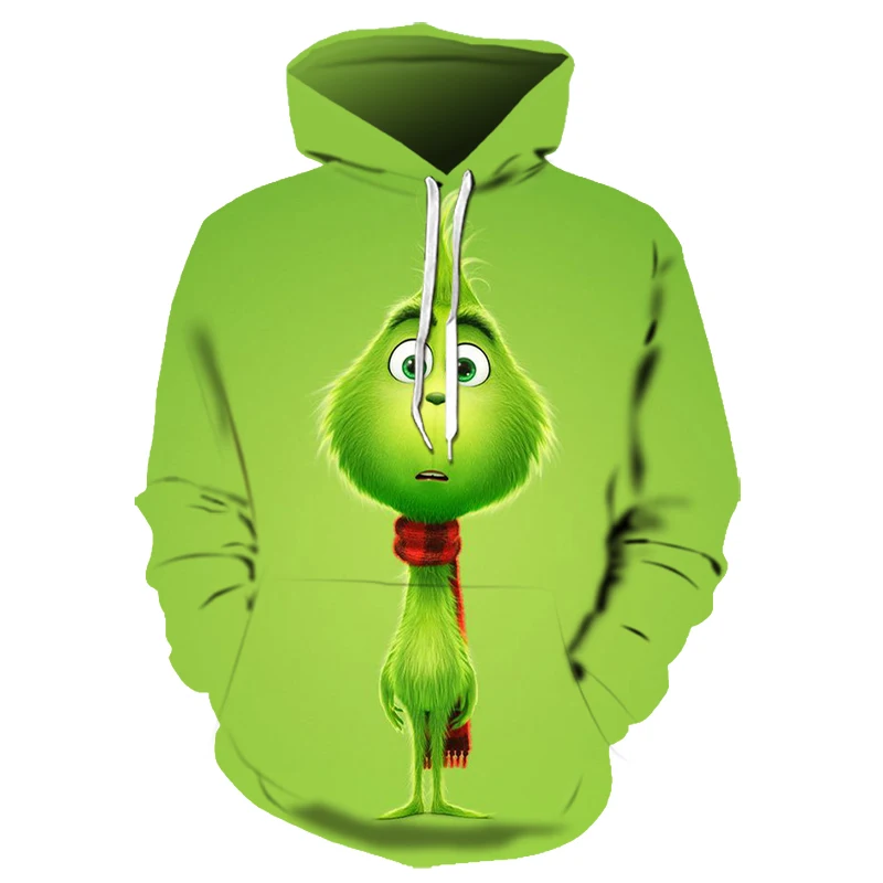 GRINCH/3D Modis Infantil Roupa Menina Moletom; детская одежда; детская толстовка с капюшоном для маленьких девочек и мальчиков; Menino Moleton Bluzy Chlopiece - Цвет: LMS-1708