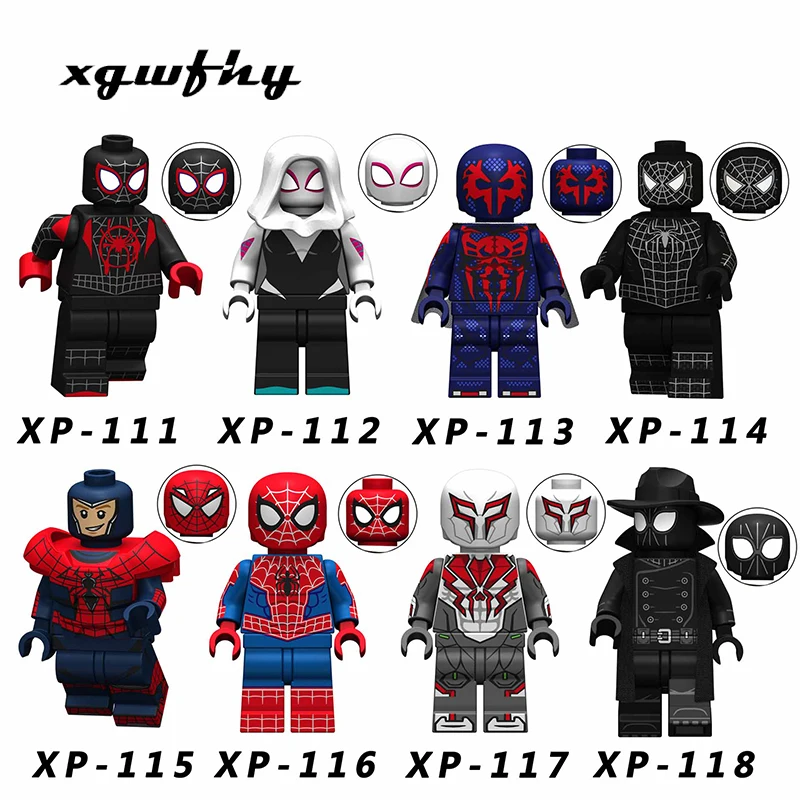

Single sales Avengers Spiderman Ultimate Spider-Man Noir Gwenom Building Blocks Bricks Toys For Children JM138