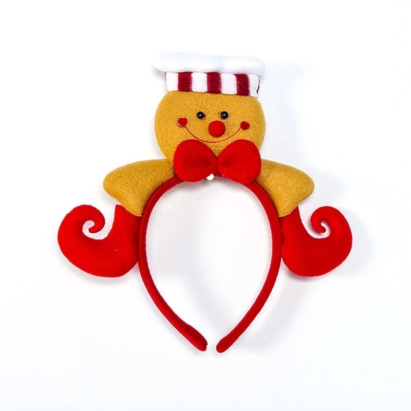 A6 Christmas Headband Horns Cosplay Antlers Christmas Deer Ears Snowflake Santa Gift DIY Christmas Party Decoration Xmas kids Gifts - Color: A6