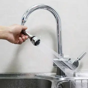

6cm Extended Type Bubbler Kitchen Anti-splash Universal 360° Rotary Faucet Filter Water Tap Nozzle Aerobic Faucet Accessories