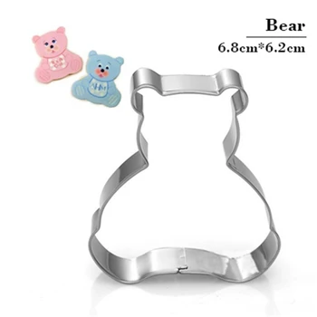 

Bear Egg Biscuit Cookie Cutter Tools Stamp Mold Stainless Steel Cake Tools Kitchen Baking Fondant Set Chinese New Year Gift