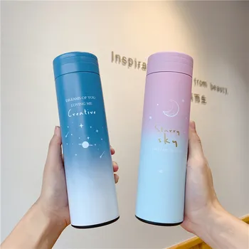 

New Vacuum Flask Stainless Steel Creative Thermos Simple Coffee Cup Outdoor Sports Portable Travel Cup Thermos Water Bottle