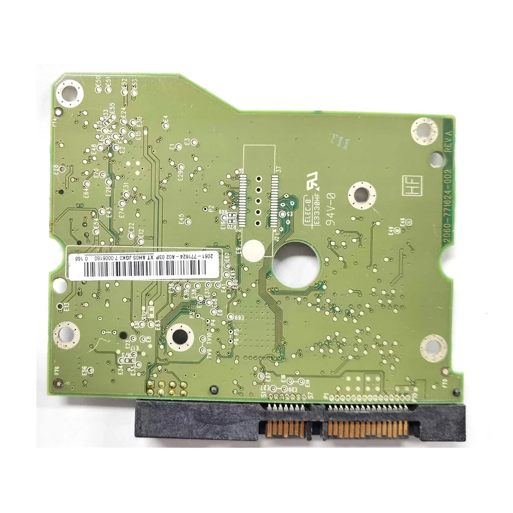 

HDD PCB Logic Printed Circuit Board 2060-771624-002 REV A/P1 for WD 3.5 SATA Hard Drive Repair Data Recovery