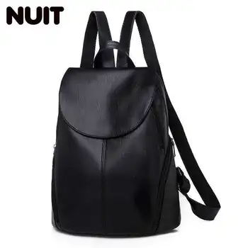 

Ladies Backpack Shopping Bag Backpack For Girls Brand Black Retro School Bags For Teenagers Mochila Notebook Bookbag