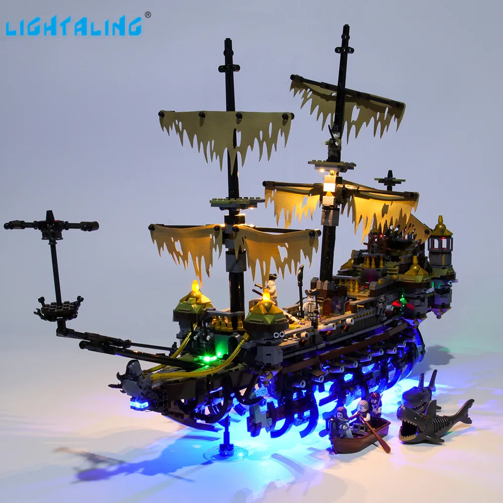 

Lightaling Led Light Kit For Silent Mary Toys Building Blocks Lighting set Compatible With 71042 ( Lighting Set Only )