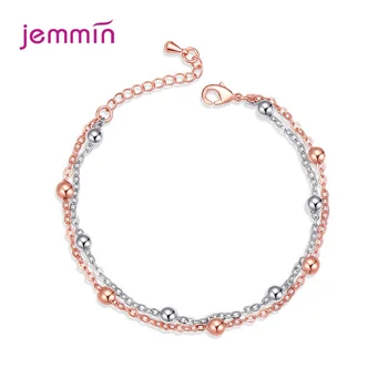 

Elegant Hot Selling Beaded Hand Chain High Quality 925 Solid Silver Tennis Bracelet For Women Fashion Classic Party Jewelry