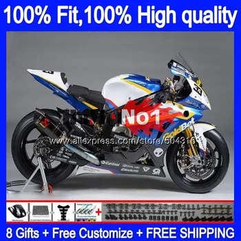 

Injection OEM For BMW S 1000 RR S 1000RR 33MC.91 S1000 RR 2015 2016 2017 2018 2019 S1000RR 15 16 17 18 19 White Blue Fairings