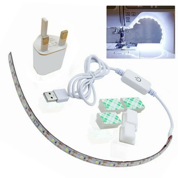 

200cm DC 5V USB Powered Sewing Machine LED Strip Light Kit with Touch Dimmer Sewing Industrial Machine Working LED Lights