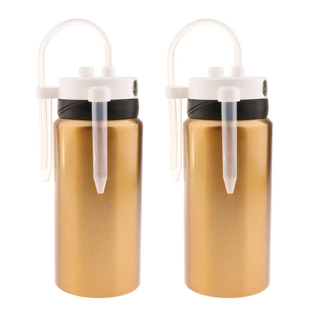2Pcs Adult Sippy Cup for Elderly Patients Disabled Spill Proof Thermal Bottles for Elders Pregnant Woman Patient Home Hospital