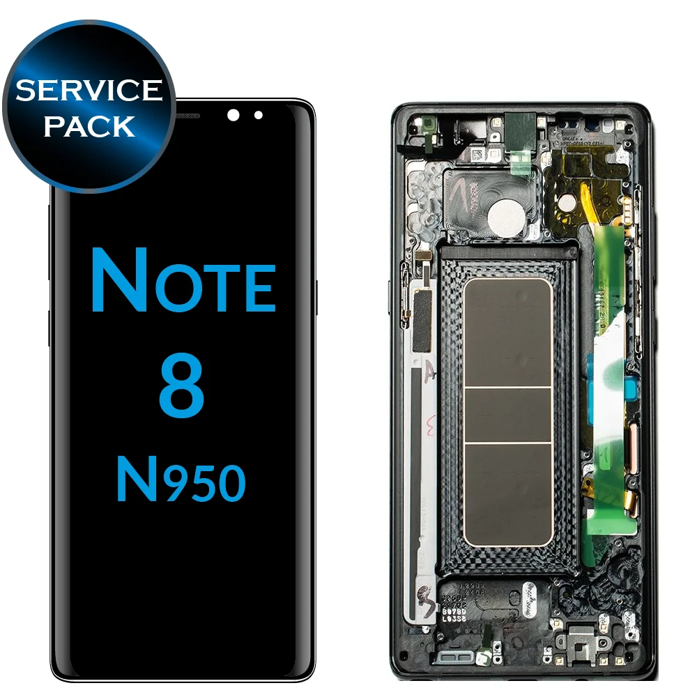 Супер Amoled lcd pantalla для SAMSUNG Galaxy Note8 N9500 N950F N900D N900DS сенсорный экран дигитайзер с рамкой