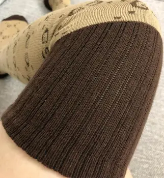 

Big children's fashionable long socks girls' knee socks 6-14 year