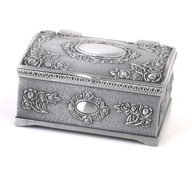Box Antique Silver Ring – Vintage Velvet