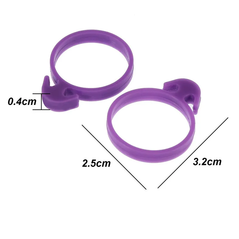 Pastry Bag Set Baking Supplies 10 pieces Silicone Icing Bag Ties Fixed Rings DIY Reusable Piping Decorating Bag Rubber Band Lashing No Leaks Pastry Tool