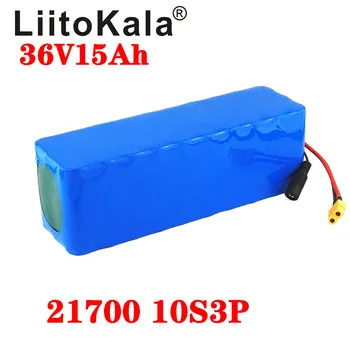 

LiitoKala 36V 15Ah battery 21700 5000mah 10S3P battery pack 500W high power battery 42V 15000mAh Ebike electric bicycle BMS XT60