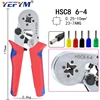 YEFYM Kit HSC8 6-4/6-6 Crimping Pliers YE-1R Stripping Cutting Plier 1020pcs/box Tube Terminal Suit Brand Electric Tools Set ► Photo 2/6