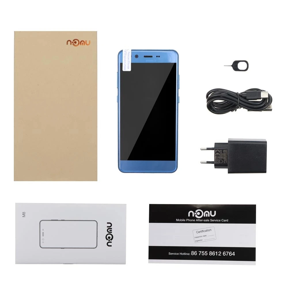 original Nomu M8 IP68 Waterproof smartphone android 7.0 MTK6750T Octa Core 5.2inch 21MP 4GBRAM 64GB ROM NFC 4G LTE Mobile Phone