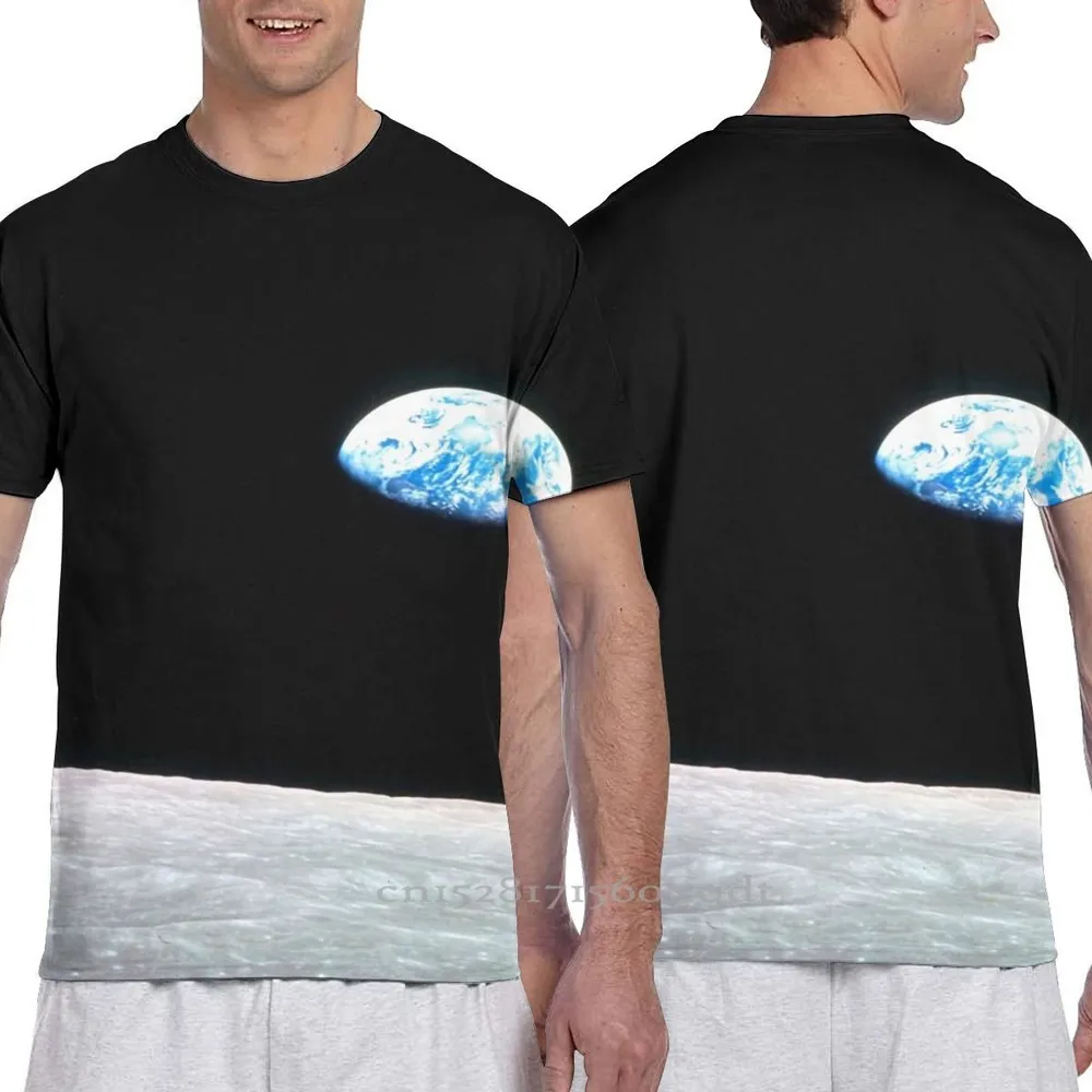Одежда для родителей и детей красивая астрономическая картина Earthrise Мужская