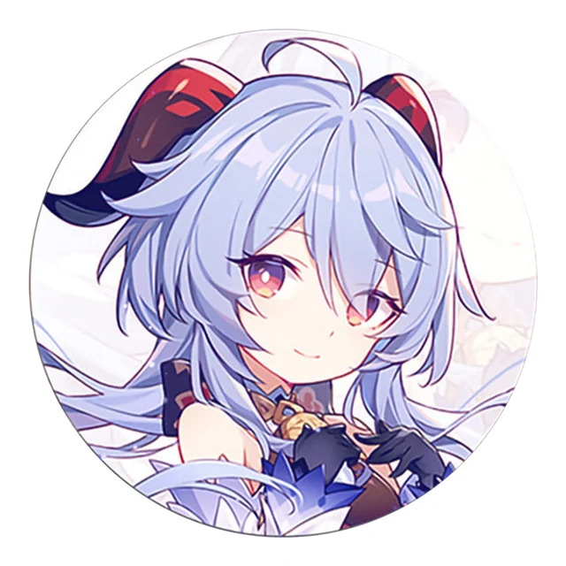 Free Shipping 58mm Online Game Genshin Impact Brooch Pin Cosplay Badge Accessories For Clothes Backpack Decoration Gift 5