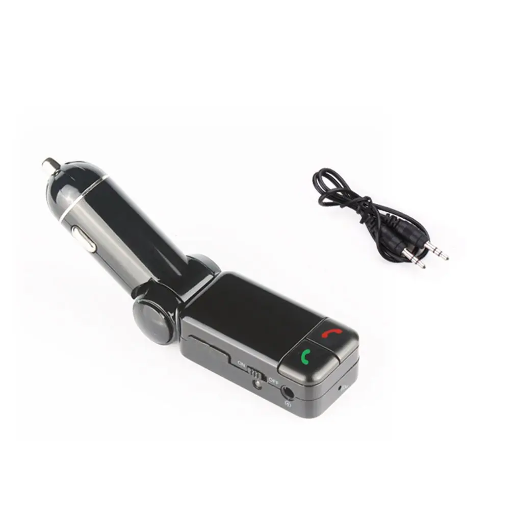 Автомобильный bluetooth-передатчик BC06B lcd MP3 fm-передатчик SD USB зарядное устройство для устройства Handsfree MP3-плеер Aux вход для телефонов iOS/Android