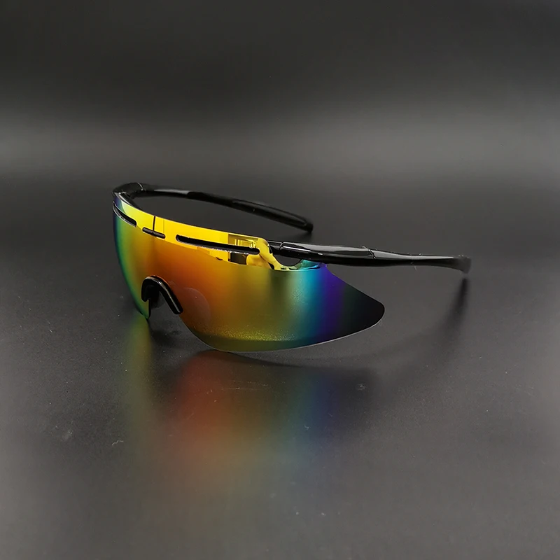 2024 Sportág Kerékpározás napszemüvegek UV400 férfiak Nők Futóverseny horgászni Védőszemüveg MTB lovagló Bicaj eyewear Apaállat Bicikli szemüvegek Pedáloz lenses