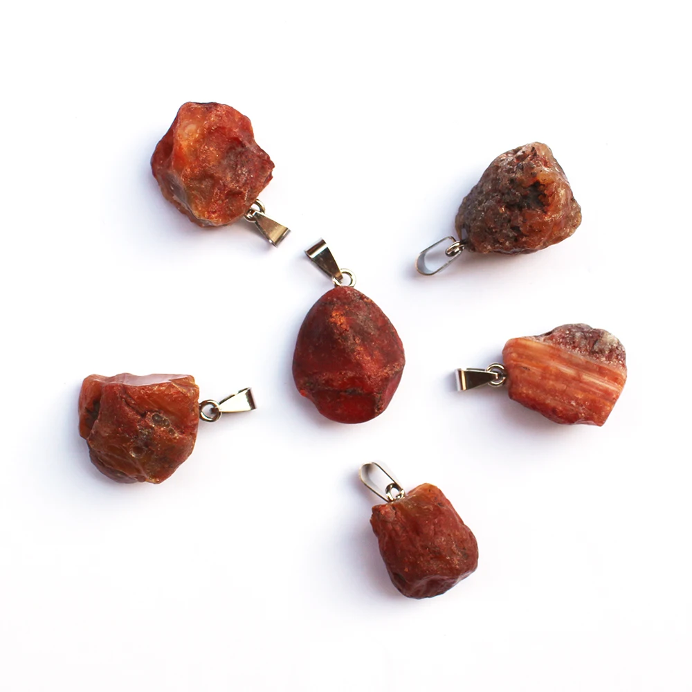 Natural Gazelle Pendant, Original Mineral Necklace, Irregular Shape Connector Natural Citrine Pendant  Jewelry