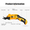 Electric Scissors Fabric Cutting Machine Wireless Battery Cutter Cloth Leather Cutting Tools Electric Sewing Scissors 3