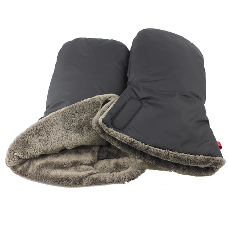 baby product accessories super warm stroller gloves polyester fur waterproof pram hand cover for yoya stroller accessories