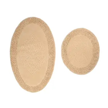 

Damaks Circle Towel 2li Bath Mat Cappucino