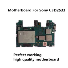 Протестированная Полная работа оригинальная разблокированная материнская плата для sony Xperia C3 D2533 логическая схема электронная панель