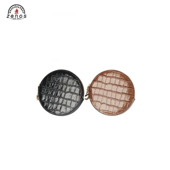 

Zenos 2020 New Design Waist Bag Crocodile Pattern Embodd Casual Coin Purse Bag For Unisex Fashion Bags Purse Wallet