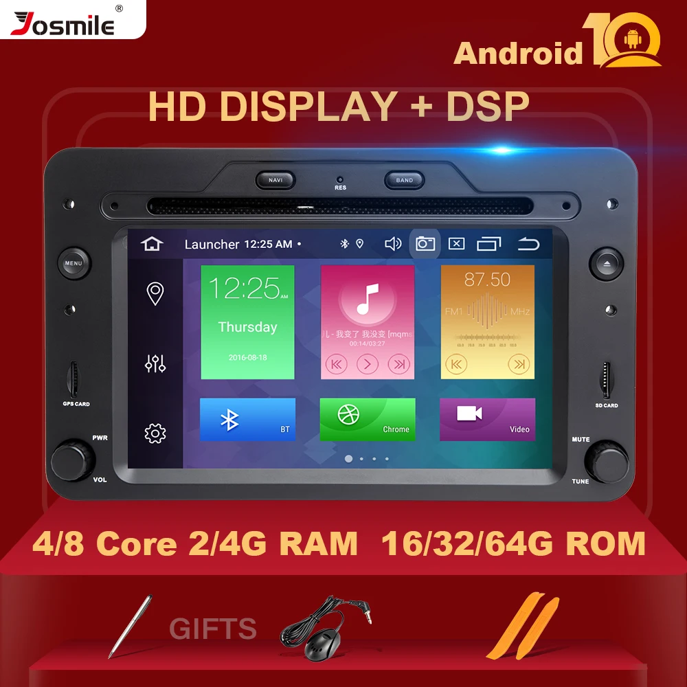 DSP 4 Гб 64G Авторадио 2 din Android 10 автомобильный DVD для Alfa Romeo 159 автомобиль Brera Spider Sportwagon