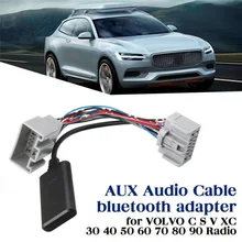 Автомобильный AUX в Bluetooth адаптер кабель Музыка Аудио Аксессуары для VOLVO C S V CX 30 40 50 60 70 аудио приемник Запчасти для автомобиля