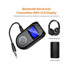 2 in 1 Wireless Bluetooth 5 0 Receiver Transmitter Adapter 3 5mm Jack For Car Music Audio 2 4 MHz Headphone Reciever Handsfree