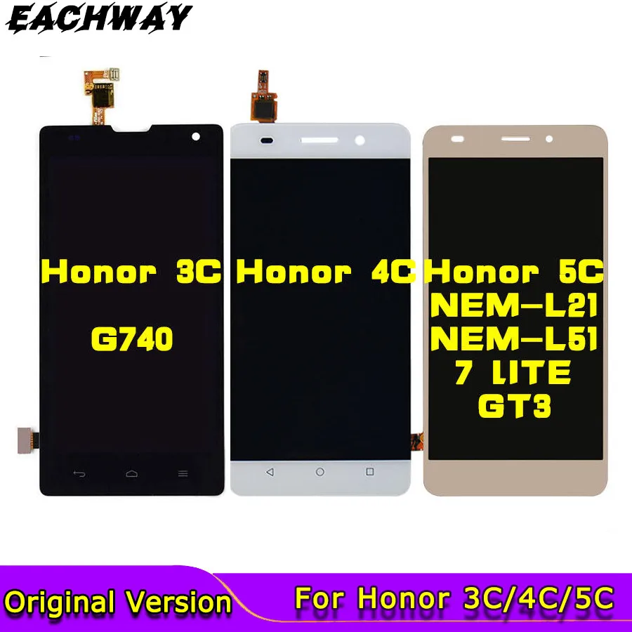 Для Huawei Honor 5C LCD 7 Lite женский дисплей сенсорный экран дигитайзер для 4C ЖК замена 3C