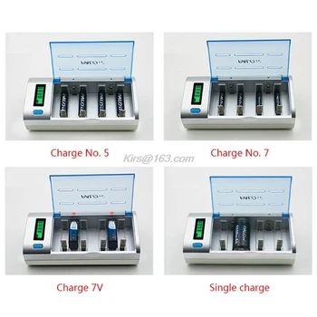 

1Set 4 Slots Universal Smart Battery Charger with LCD Screen Display for AA/AAA Ni-MH Ni-CD Rechargeable Batteries
