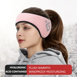2 em 1 orelha muffs mais quente bandana inverno orelha mais quente capa completa esportes bandana para fitness ao ar livre correndo sweatband para mulher