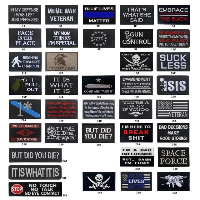 Funny Morale Patches
