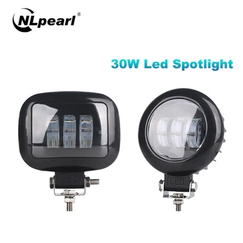 

Nlpearl Light Bar/Work Light 5 Inch Led Work Light Bar For Offroad Truck Boat ATV 30W Fog Light Led Angel Eyes Driving Lights