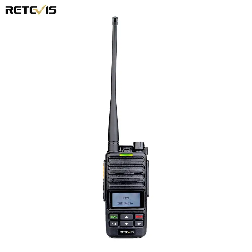 

DMR Digital/Analog Walkie Talkie 5W Retevis RT71 UHF 400-470MHz 1024 CH Digital Two-Way Radio Handheld Transceiver Ham Radio