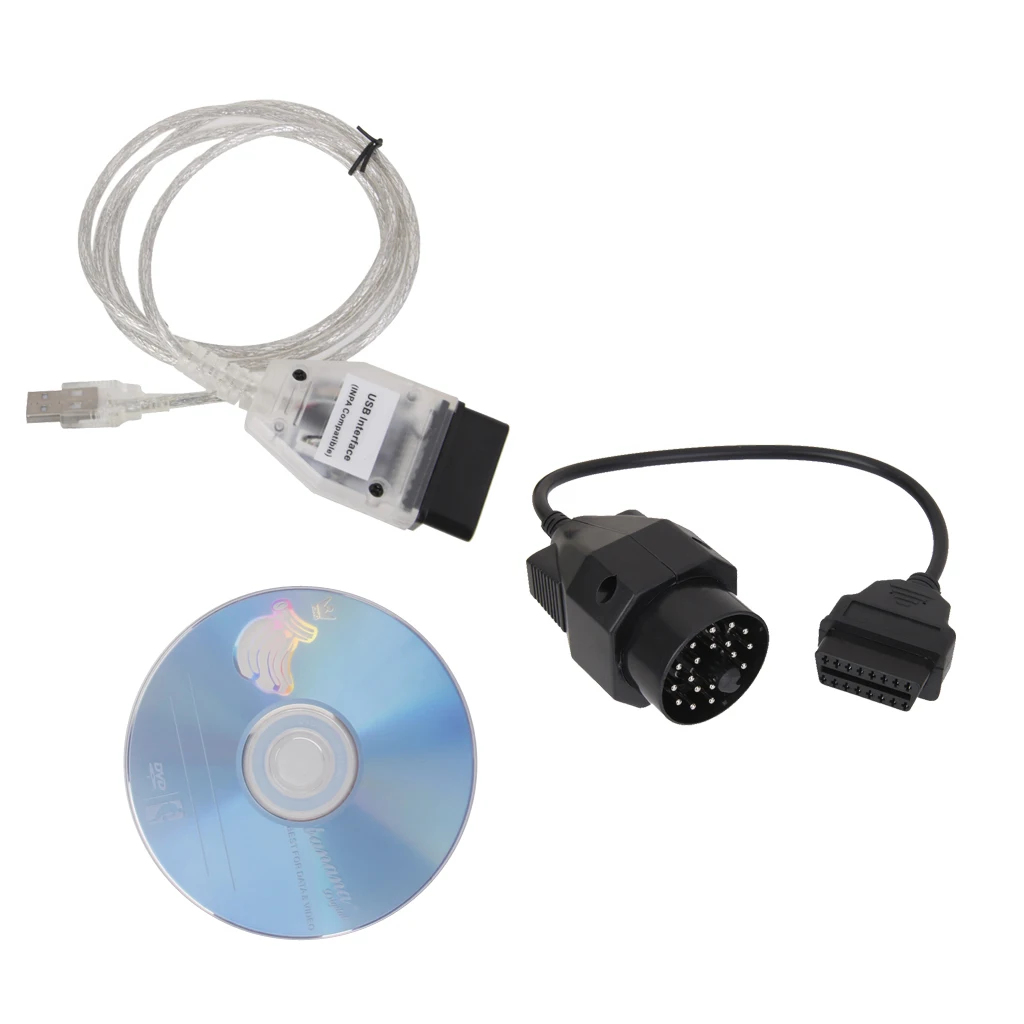 K CAN D OBD2 USB кабель + Ediabas INPA диагностический сканер инструмент для BMW|Кабели и