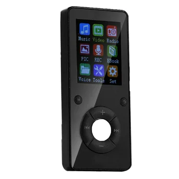 

7 Buttons Music Player 32G MP4 FM Radio Recorder HIFI Black/Blue/Silver
