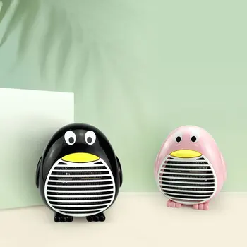 

Electric Penguin Heaters Mini Desktop Fan Heater With PTC Ceramic Heating Element Protection Heater For Office Living Room