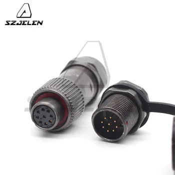 

WEIPU ST12 series 9 pin Wire Connector Automotive LED Power Front-nut Waterproof Connector Male Socket Female Plug IP67