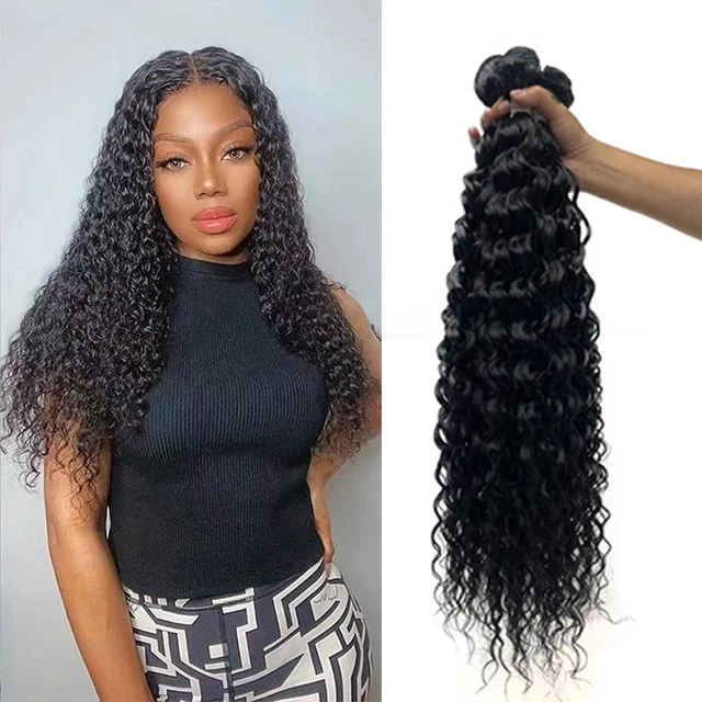 BOL Curly Organic Hair Extensions 20 24 28Inch Long Synthetic Bundles Fake  Hair for Women Water Wave Heat Resistant Full Head - AliExpress